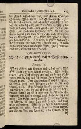 477-484, Das 26. Gebet. Das andere Capitel