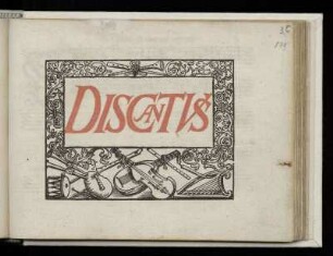 Opus decem missarum quatuor vocum. Discantus