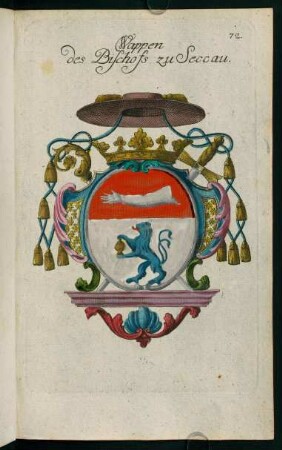 72, Wappen des Bischofs zu Seckau