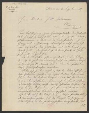 Brief an Friedrich Johannsen : 03.12.1897
