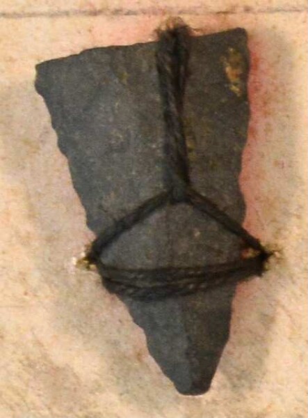 Stone arrowhead