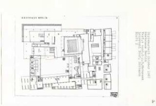 Gästehaus Berlin (Diplomarbeit bei Werner Düttmann): Grundriss