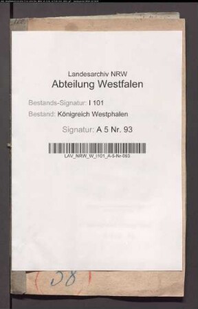 Bauten und Reparaturen bei den Krondomänen Corvey und Fürstenau