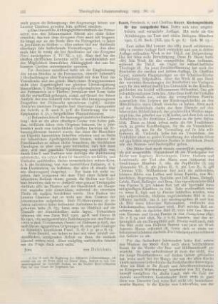 356-358 [Rezension] Baum, Friedrich, Kirchengeschichte für das evangelische Haus. Dritte aufs neue umgearbeitete und vermehrte Auflage