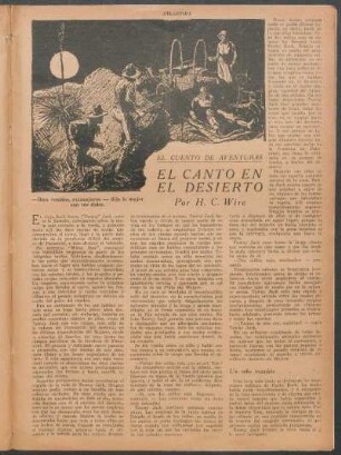 El canto en el desierto