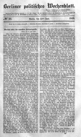 No 24, 15. Juni 1839