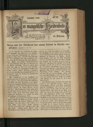 Nr. 10. Oktober 1916.