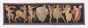 Wandteppich mit Triumphzug des Bacchus