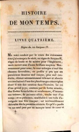 Histoire de mon temps, 4