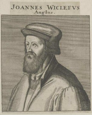 Bildnis des Joannes Wiclefvs Anglus