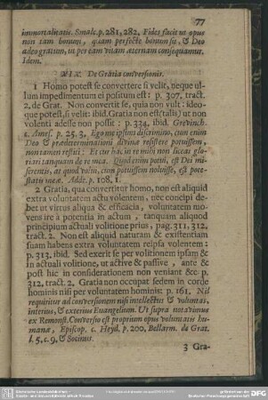 XIX. De Gratia conversionis
