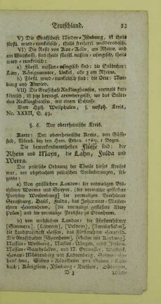 6. Der oberrheinische Kreis