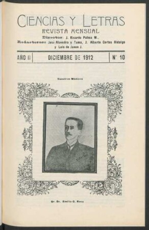[Retrato de] Sr. Dr. Emilio G. Roca