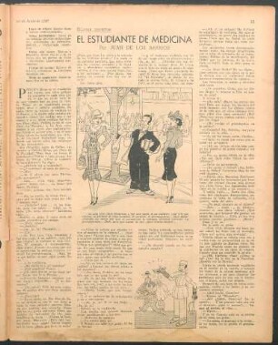 El estudiante de medicina : Siluetas porteñas