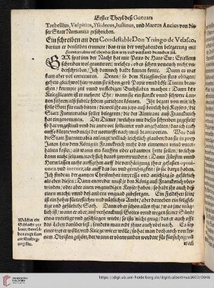 Einschreiben an den Condestable Don Yningo de Velasco