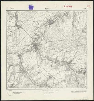 Meßtischblatt 2512 : Büren, 1932 : Büren. - Hrsg. 1896, einz. Nachtr. 1932. - 1:25000. - [Berlin]: Reichsamt für Landesaufnahme, 1932. - 1 Kt.