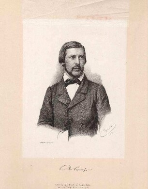 Ehrenbürger der Stadt Karlsruhe. Dr. August Lamey (27.07.1816-14.01.1896); Badischer Geheimrat und Staatsminister; Ehrenbürger seit 14.11.1893