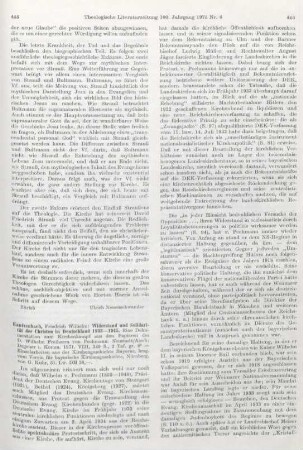 445-448 [Rezension] Pechmann, Wilhelm von, Widerstand und Solidarität der Christen in Deutschland 1933 - 1945