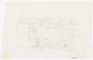 Garten Cramer, Leer: Lageplan mit Pflanzplan