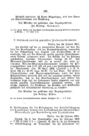 Bedingung für die Erlangung der Lehrerbefähigung als Turnlehrer seitens der Teilnehmer der akademischen Winterkurse zur Ausbildung von Turnlehrern : [B. Universitäten]