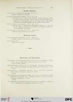 Nachtrag und Konvolute (Nr. 1721-1741)