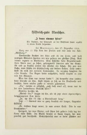 Hilfreich-gute Menschen