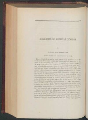 Biografías de artistas cubanos. : I. - Rafael Díaz Albertini. - Primer premio del conservatorio de París