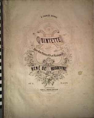 Quintette pour piano, 2 violons, alto et violoncelle : op. 11