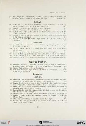 Gelbes Fieber (Nr. 744-746)