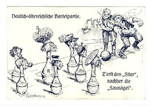 Nr. 922: Deutsch-östereichische (!) Bartelpartie ... (Kegeln) (eigentlich verboten)