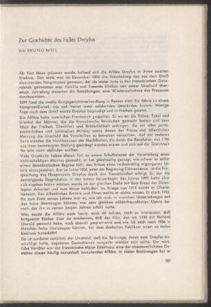Zur Geschichte des Falles Dreyfus