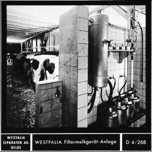 WESTFALIA Filtermelkgerät-Anlage