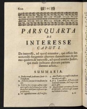 600-607, Caput I. De interesse, ad quod tenentur, qui officio suo non recte fungentes alterum damnificant...