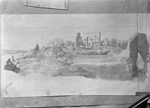 Die Ruine der Ordensburg Fellin