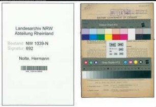 Entnazifizierung Hermann Nolte , geb. 07.03.1900 (Beamter)