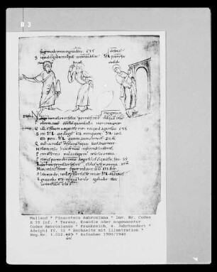 Terenz, Komödie / sogenannter Codex Ambrosianus — Adelphi IV, 12