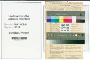 Entnazifizierung Wilhelm Schreiber , geb. 25.09.1897 (Verw.Beamter)