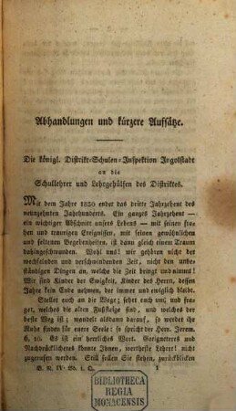 Bayerische Nachrichten über das deutsche Schul- und Erziehungswesen : eine Zeitschrift f. Lehrer, Eltern u. Erzieher. 5,1/2. 1832