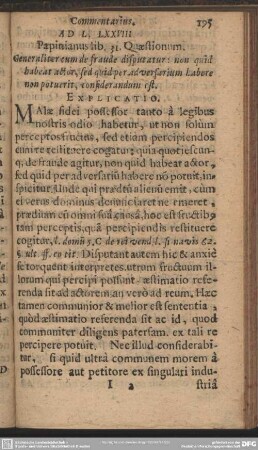 Ad L.LXXVIII. Papinianus lib. 31. Quaestionum