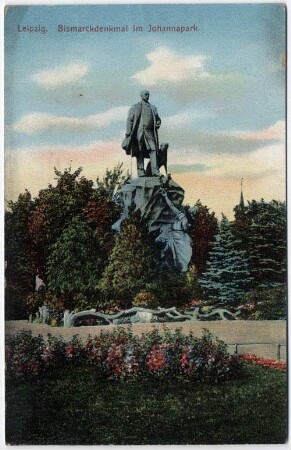 Leipzig. Bismarckdenkmal im Johannapark