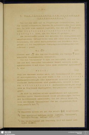 3. Die Gleichung der einfachen Reproduktion 1)