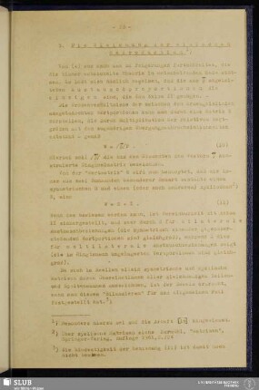 3. Die Gleichung der einfachen Reproduktion 1)