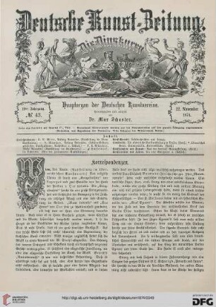 Nr. 43 (22. November 1874)