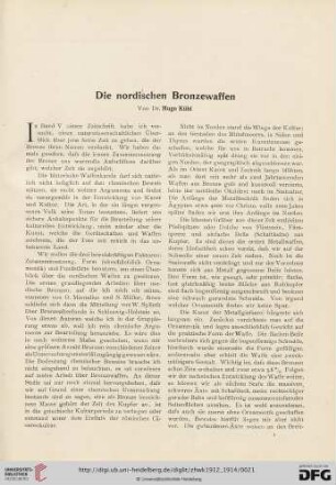 6: Die nordischen Bronzewaffen