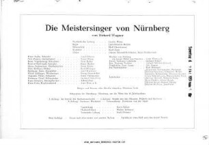 Die Meistersinger von Nürnberg