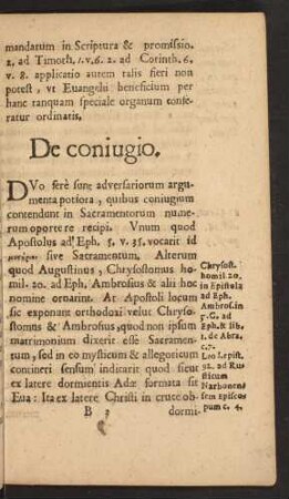 De coniugio.
