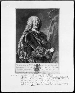 Bildnis Landgraf Wilhelm VIII. von Hessen-Kassel