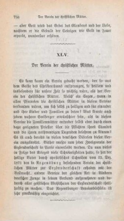 758 Der Verein der christlichen Mütter