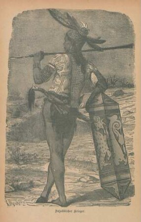 Dajakkischer Krieger