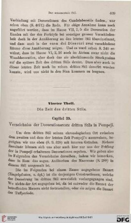 Vierter Theil Die Zeit des dritten Stils
